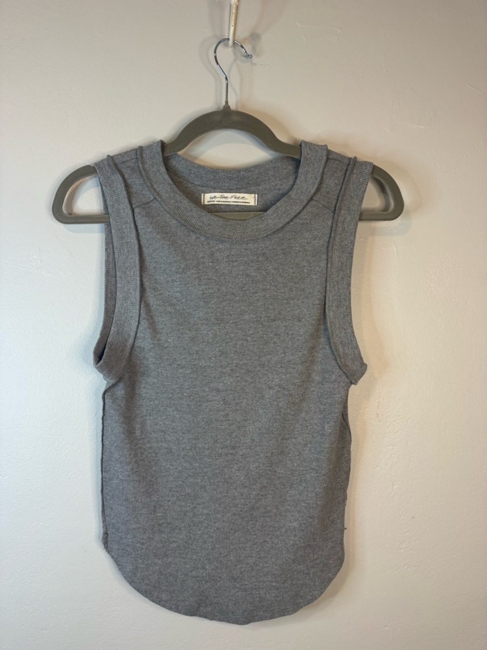 We The Free Heather Gray Crewneck Tank